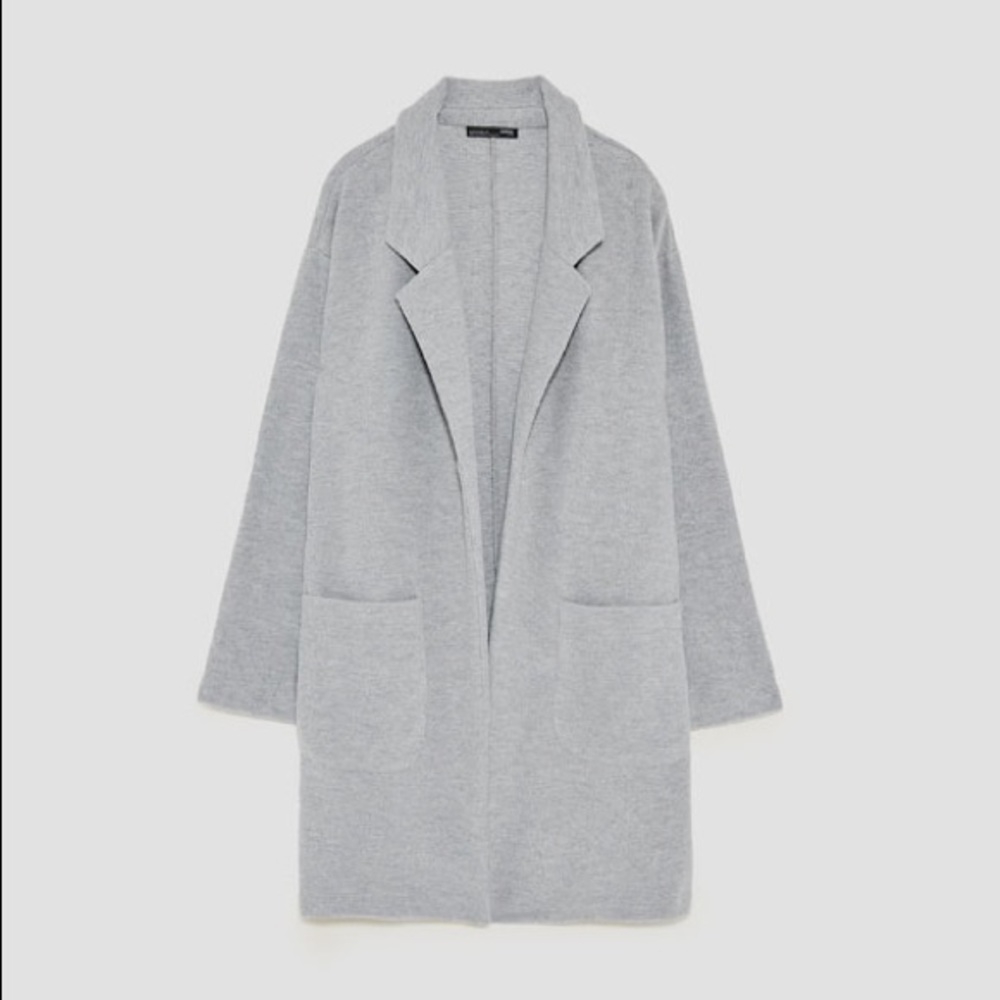 Zara Soft Coat - Grey